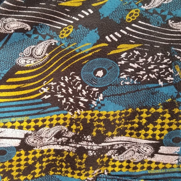 Vintage World Industries Zip Up Heavy Hoodie Jacket Abstract Print Youth XL - Picture 6 of 12